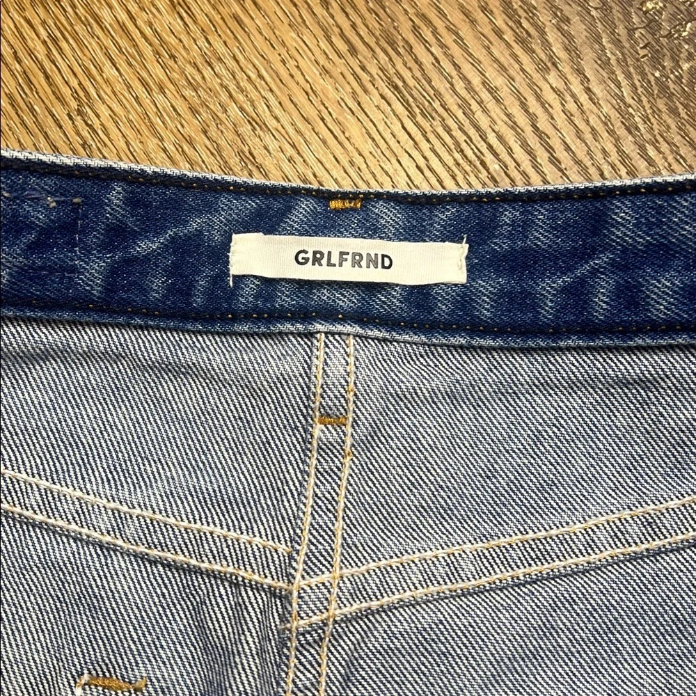 GRLFRND Eva Denim Mini Skirt Size 27